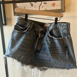 Agolde Denim Mini Skirt Size 31